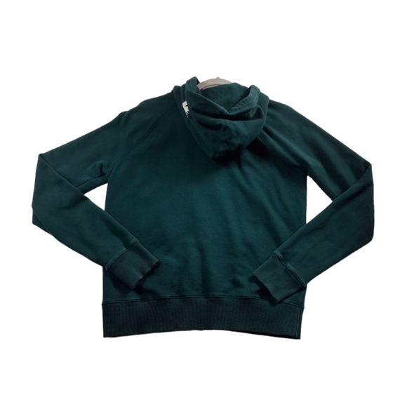 SOLD Roots Canada Full Zip Hooded Jacket Green Fleece Lined Size M - Picture 6 of 9